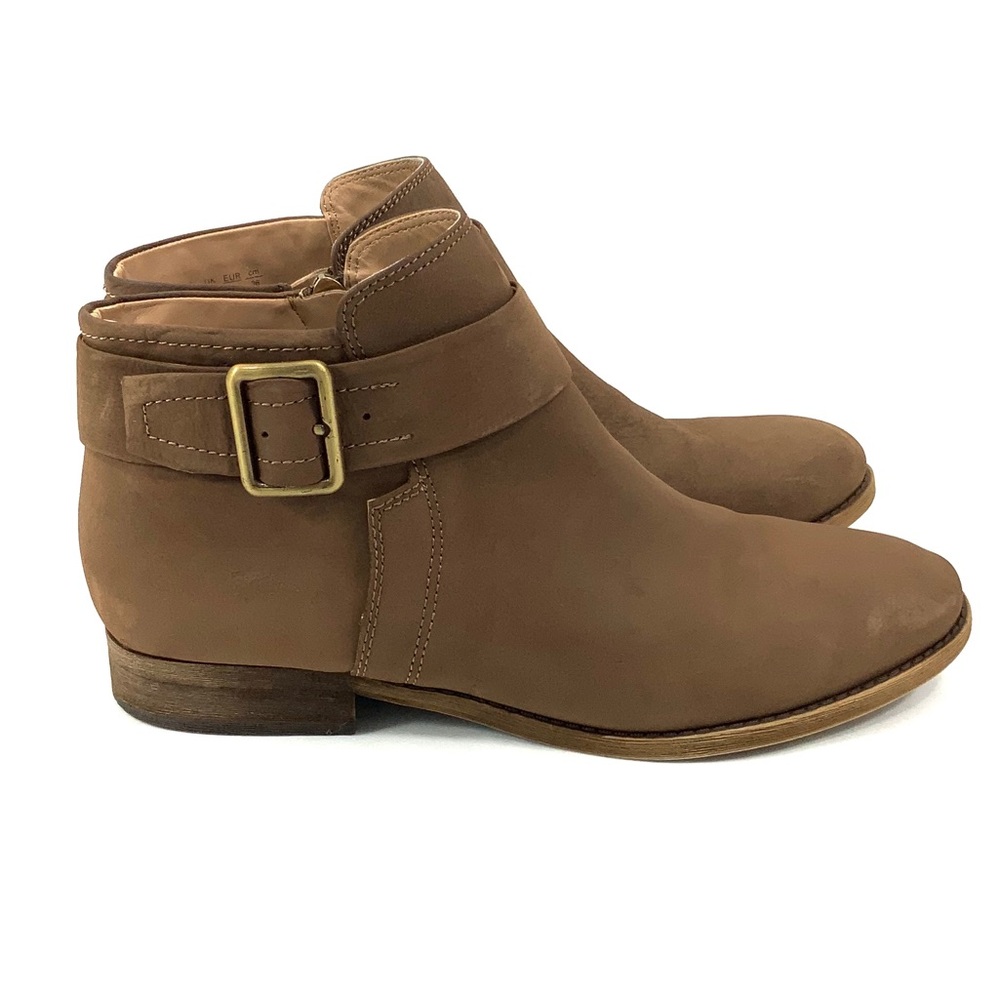 FRANCO SARTO Holmes Ankle Boots Booties Nubuck Leather Size 9 - Picture 2 of 8